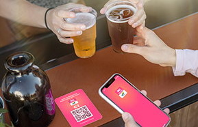 Solution sticker Bancontact Pro - QR fixe