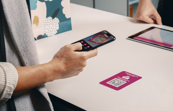 Solution sticker Bancontact Pro - QR configurable